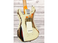 Fender Custom Shop 1961 Stratocaster Super Heavy Relic 3A RW Aged Olympic White 3TSB Fender Custom Shop 1961 Stratocaster Super Heavy Relic 3A RW Aged Olympic White 3TSB